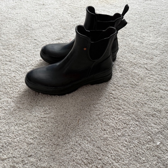 Bogs Amanda Slip-On Waterproof Boots – Black, Women’s Size 10 - Picture 2 of 5
